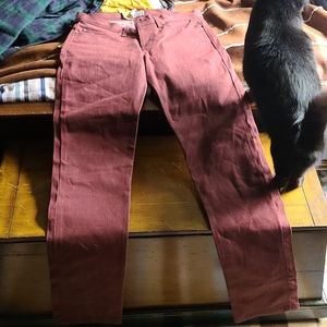 Naked and famous pomegranate jeans